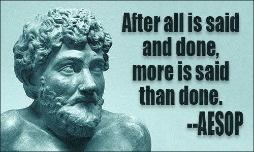 Aesop quote